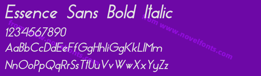 Essence Sans Bold ItalicPreview Essence Sans Bold ItalicPreview