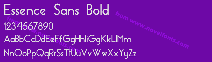 Essence Sans BoldPreview Essence Sans BoldPreview