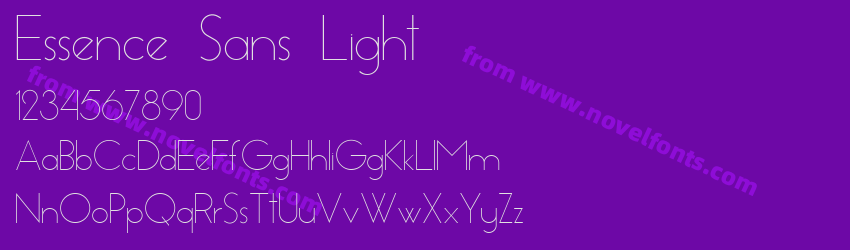 Essence Sans LightPreview Essence Sans LightPreview