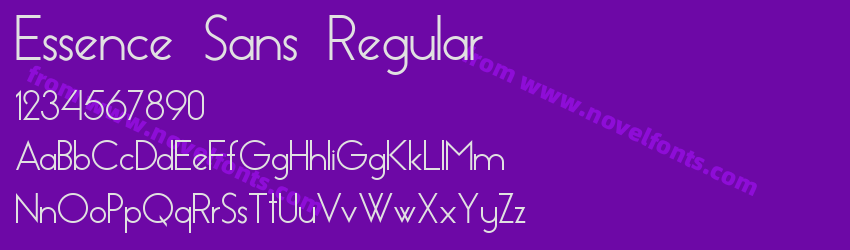 Essence Sans RegularPreview Essence Sans RegularPreview