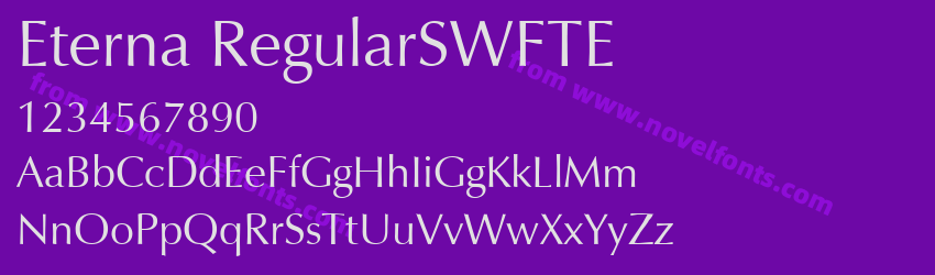Eterna RegularSWFTEPreview Eterna RegularSWFTEPreview