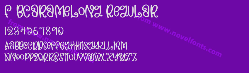 F Bcaramelong RegularPreview F Bcaramelong RegularPreview
