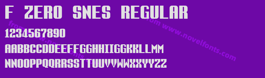F Zero SNES RegularPreview F Zero SNES RegularPreview