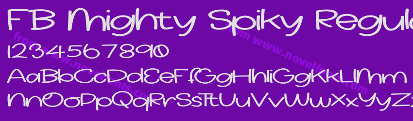 FB Mighty Spiky RegularPreview FB Mighty Spiky RegularPreview