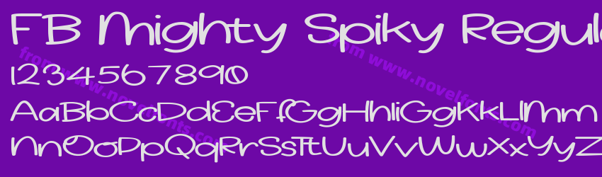 FB Mighty Spiky RegularPreview FB Mighty Spiky RegularPreview