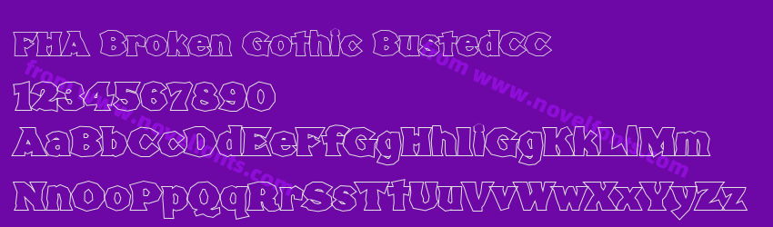 FHA Broken Gothic BustedCCPreview FHA Broken Gothic BustedCCPreview