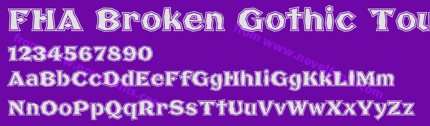 FHA Broken Gothic TouredPreview FHA Broken Gothic TouredPreview