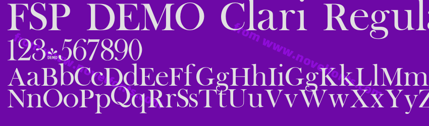 FSP DEMO Clari RegularPreview FSP DEMO Clari RegularPreview