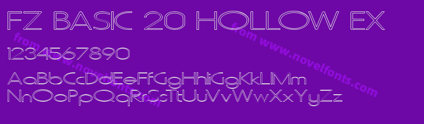 FZ BASIC 20 HOLLOW EXPreview FZ BASIC 20 HOLLOW EXPreview