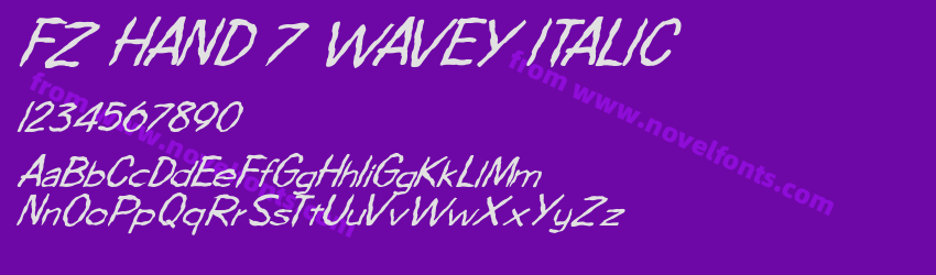 FZ HAND 7 WAVEY ITALICPreview FZ HAND 7 WAVEY ITALICPreview