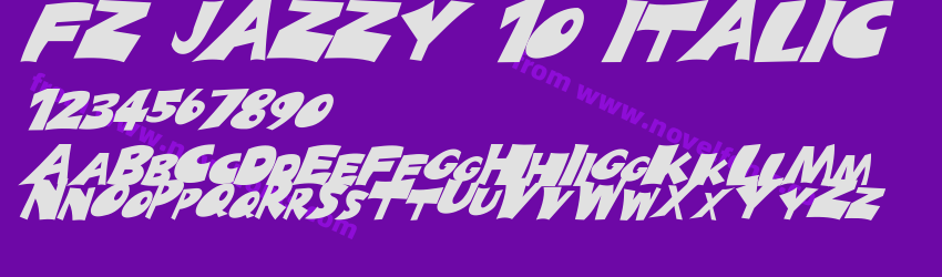 FZ JAZZY 10 ITALICPreview FZ JAZZY 10 ITALICPreview