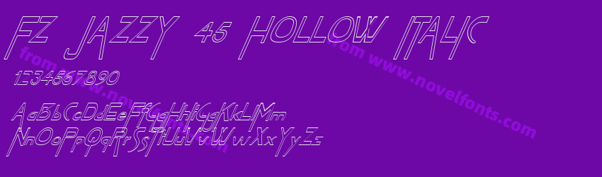 FZ JAZZY 45 HOLLOW ITALICPreview FZ JAZZY 45 HOLLOW ITALICPreview