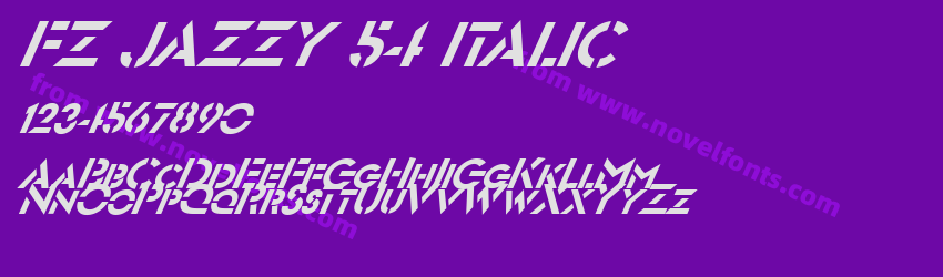 FZ JAZZY 54 ITALICPreview FZ JAZZY 54 ITALICPreview
