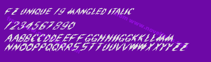 FZ UNIQUE 19 MANGLED ITALICPreview FZ UNIQUE 19 MANGLED ITALICPreview