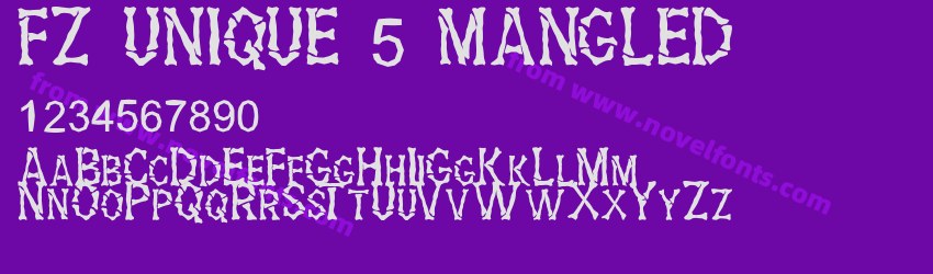 FZ UNIQUE 5 MANGLEDPreview FZ UNIQUE 5 MANGLEDPreview