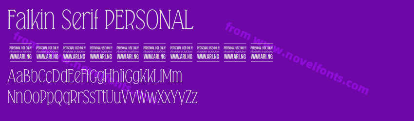 Falkin Serif PERSONALPreview Falkin Serif PERSONALPreview