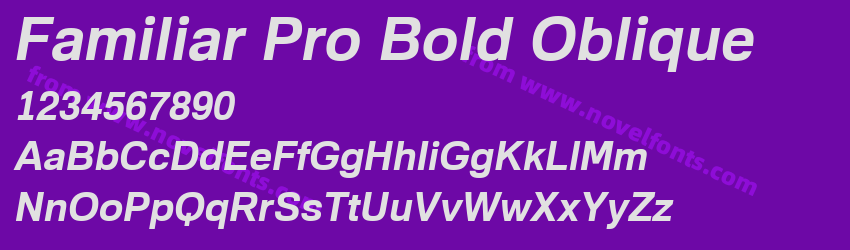 Familiar Pro Bold ObliquePreview Familiar Pro Bold ObliquePreview