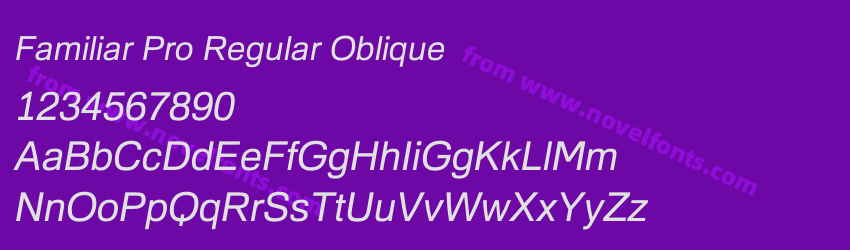 Familiar Pro Regular ObliquePreview Familiar Pro Regular ObliquePreview