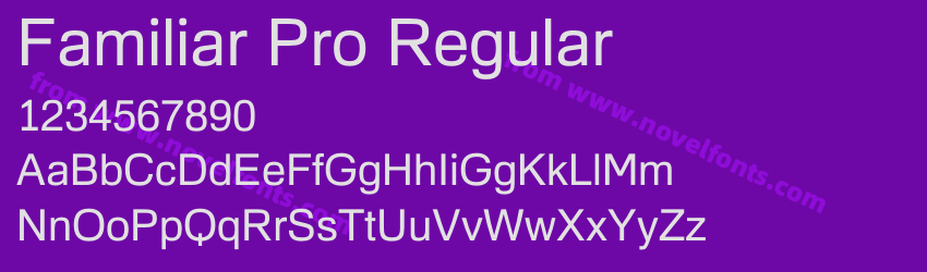 Familiar Pro RegularPreview Familiar Pro RegularPreview