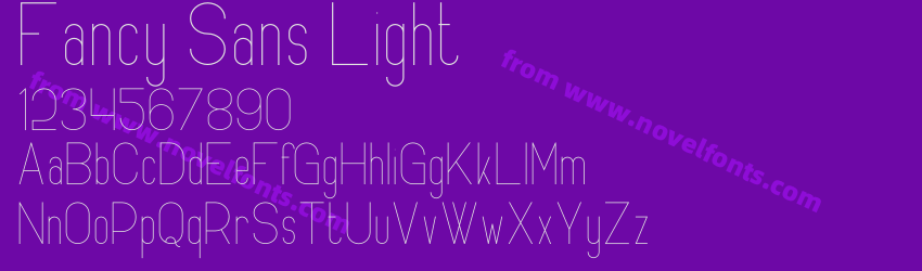 Fancy Sans LightPreview Fancy Sans LightPreview