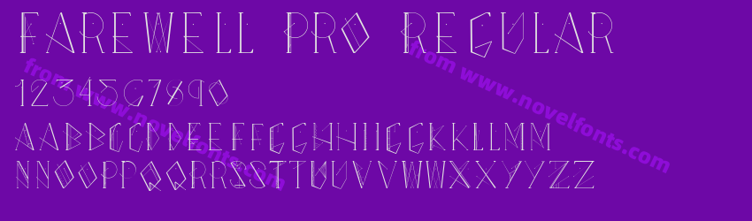 Farewell Pro RegularPreview Farewell Pro RegularPreview