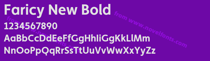 Faricy New BoldPreview Faricy New BoldPreview