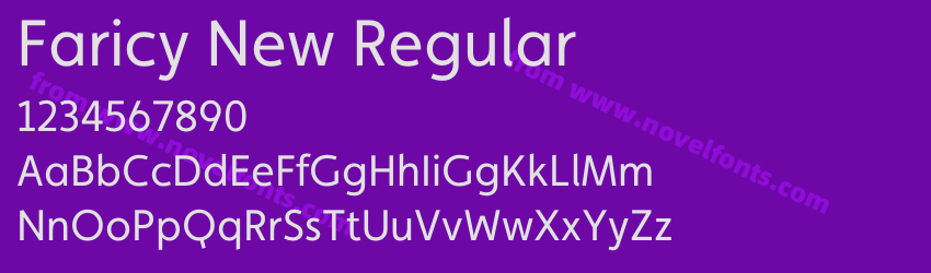 Faricy New RegularPreview Faricy New RegularPreview