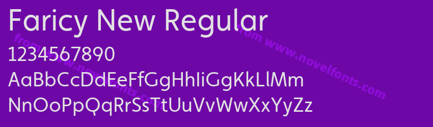 Faricy New RegularPreview Faricy New RegularPreview