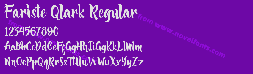 Fariste Qlark RegularPreview Fariste Qlark RegularPreview