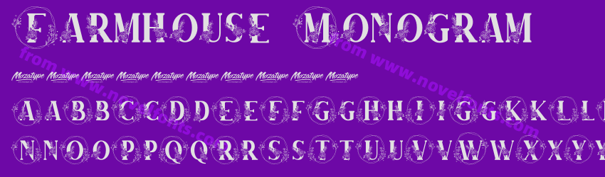 Farmhouse MonogramPreview Farmhouse MonogramPreview