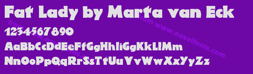 Fat Lady by Marta van EckPreview Fat Lady by Marta van EckPreview
