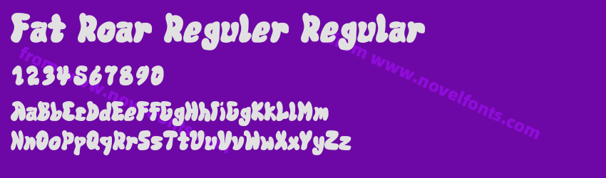 Fat Roar Reguler RegularPreview Fat Roar Reguler RegularPreview