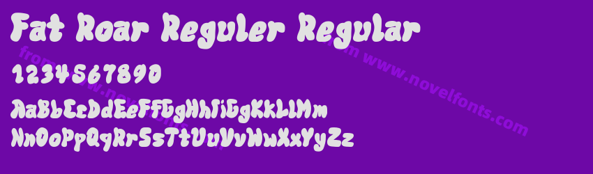 Fat Roar Reguler RegularPreview Fat Roar Reguler RegularPreview