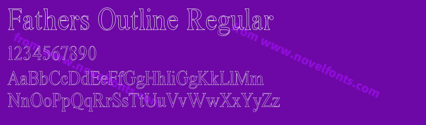 Fathers Outline RegularPreview Fathers Outline RegularPreview