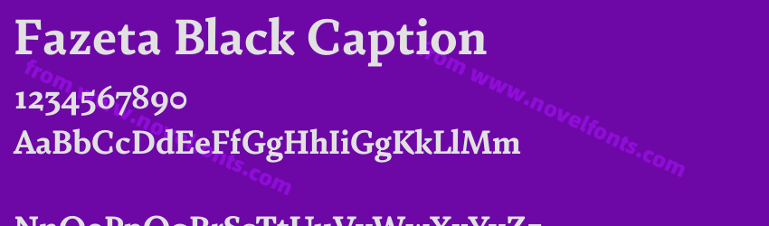 Fazeta Black CaptionPreview Fazeta Black CaptionPreview