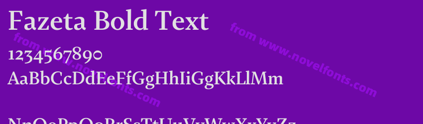 Fazeta Bold TextPreview Fazeta Bold TextPreview
