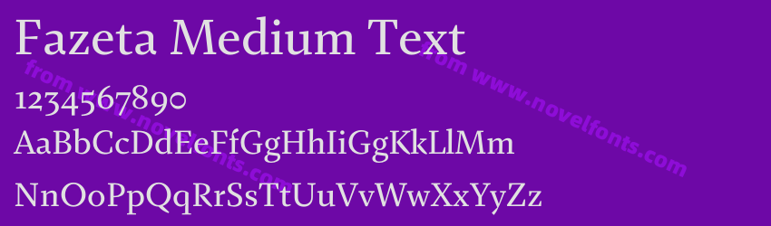 Fazeta Medium TextPreview Fazeta Medium TextPreview