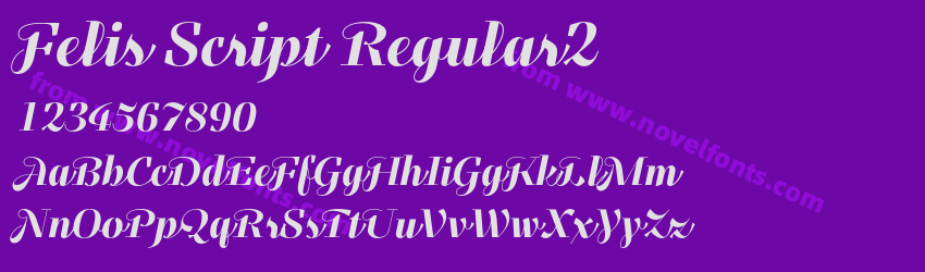 Felis Script Regular2Preview Felis Script Regular2Preview