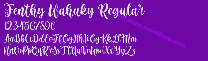 Fenthy Wahuky RegularPreview Fenthy Wahuky RegularPreview