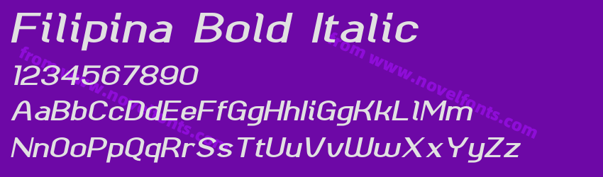 Filipina Bold ItalicPreview Filipina Bold ItalicPreview