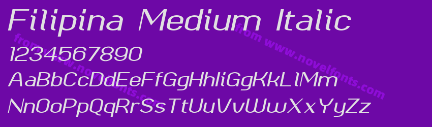 Filipina Medium ItalicPreview Filipina Medium ItalicPreview