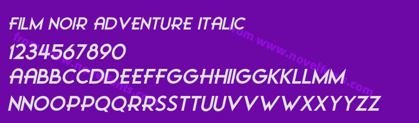 Film Noir Adventure ItalicPreview Film Noir Adventure ItalicPreview
