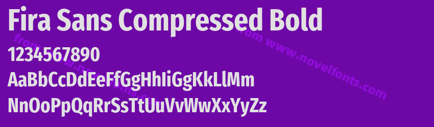 Fira Sans Compressed BoldPreview Fira Sans Compressed BoldPreview