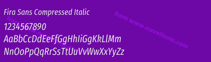 Fira Sans Compressed ItalicPreview Fira Sans Compressed ItalicPreview