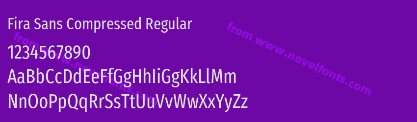Fira Sans Compressed RegularPreview Fira Sans Compressed RegularPreview