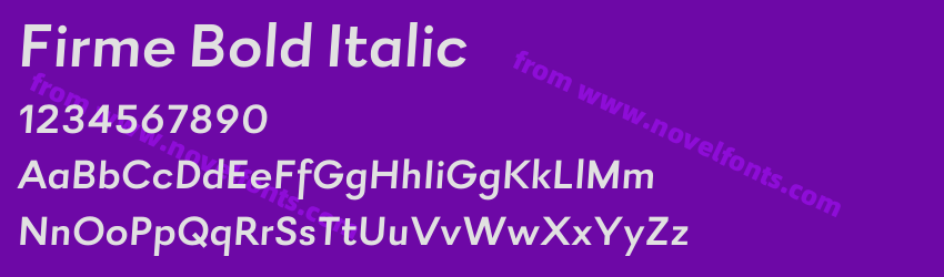 Firme Bold ItalicPreview Firme Bold ItalicPreview