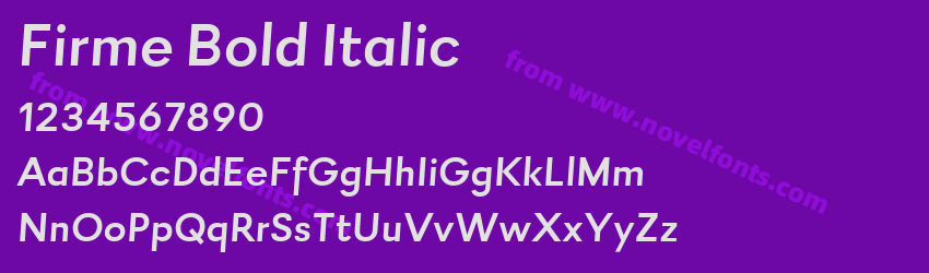 Firme Bold ItalicPreview Firme Bold ItalicPreview