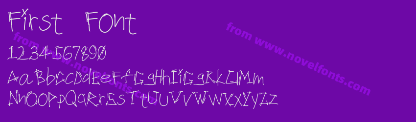 First FontPreview First FontPreview