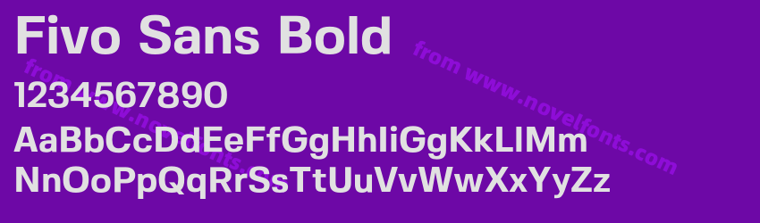 Fivo Sans BoldPreview Fivo Sans BoldPreview