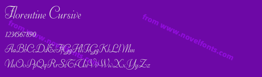 Florentine CursivePreview Florentine CursivePreview